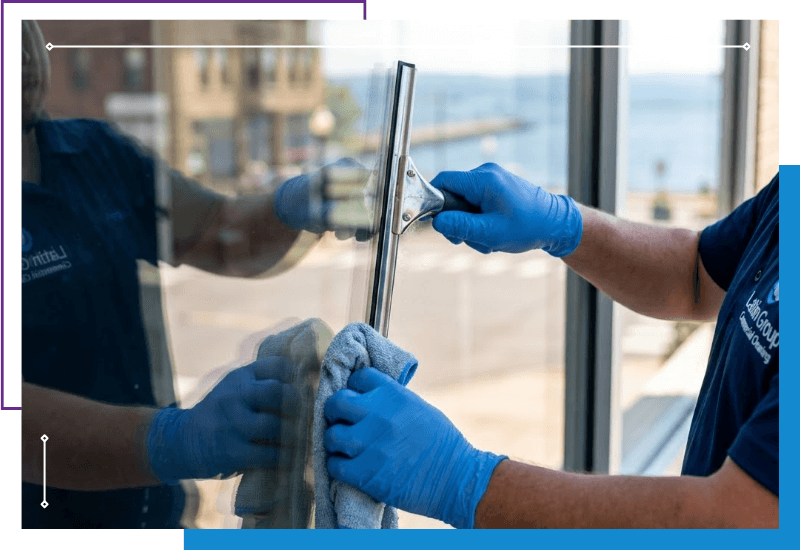 Commercial window cleaning